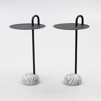Shane Schneck, two 'Bowler' side tables, Hay.