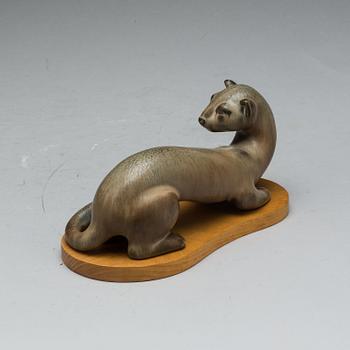 FIGURIN, stengods. Gunnar Nylund, Rörstrand, signerad.