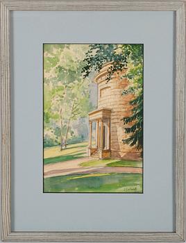 OKÄND KONSTNÄR, 7 st, akvareller, sign J Galewski och dat 1961.