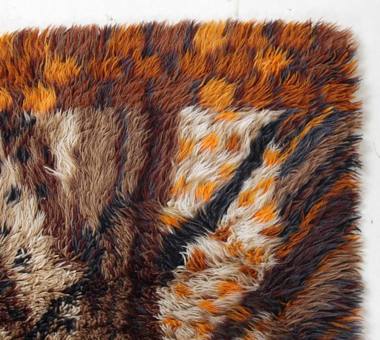 MATTA, rya, "Kolmården",ur "Östergyllen"-serien, Marianne Richter för Wahlbecks Fabriker, Linköping, 192 x 140.