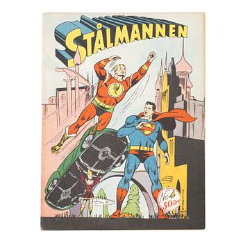 Comic book, "Stålmannen", No. 4, 1949.