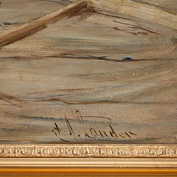 CHARLES JAMES LAUDER, olja på duk, sign.