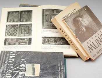 BÖCKER, 7 st, bl a "Möbler från Svenska Herremanshem".