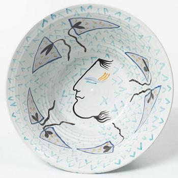 Herman Fogelin, Skål, stengods, signerad.