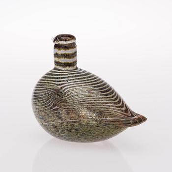 OIVA TOIKKA, LASILINTU, signeerattu Oiva Toikka Nuutajärvi Notsjö.