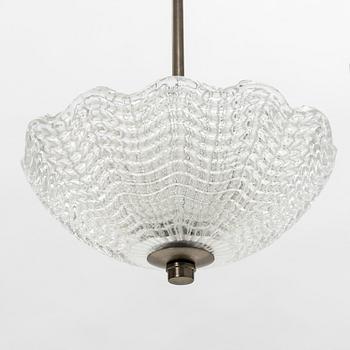 Taklampa troligen Orrefors 1940/50-tal.