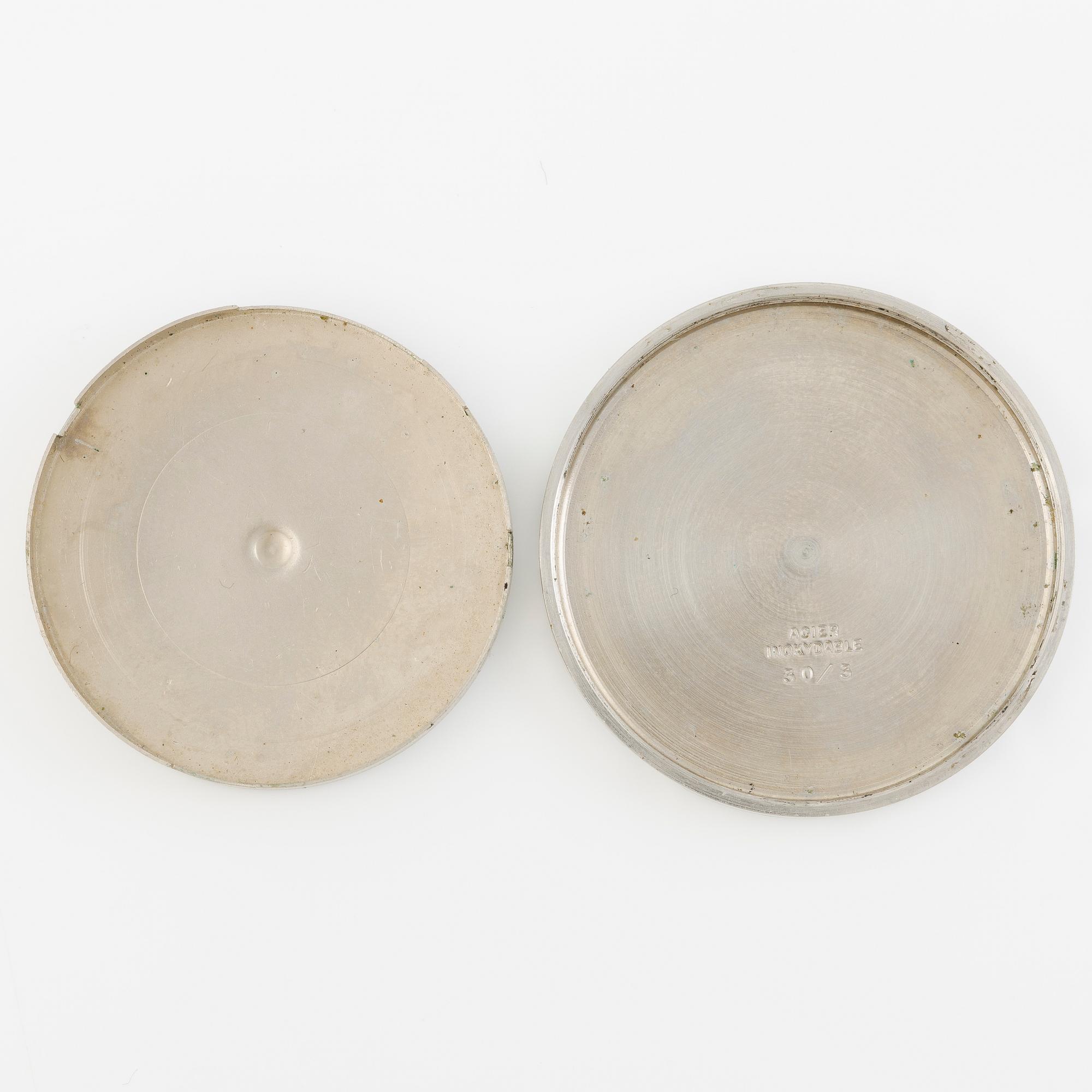 Lemania, Tg 195, "Three crowns", chronograph, wristwatch, 40 mm.