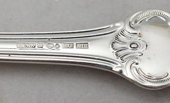 BORDSBESTICK, 36 delar, silver, "Patricia", Mema, 1970 tal. Vikt med knivblad ca 1650 g.