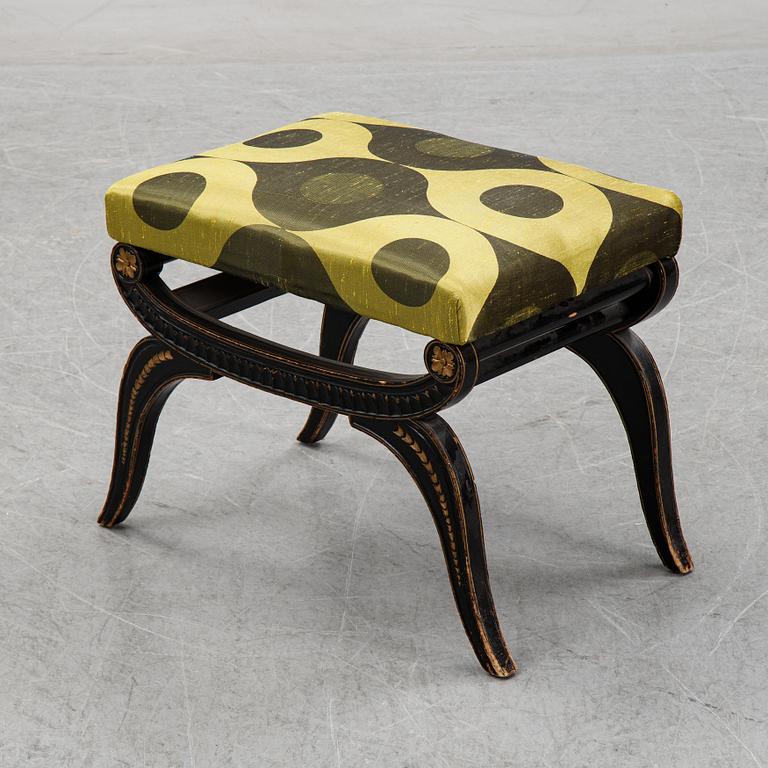 A Swedish empire stool.