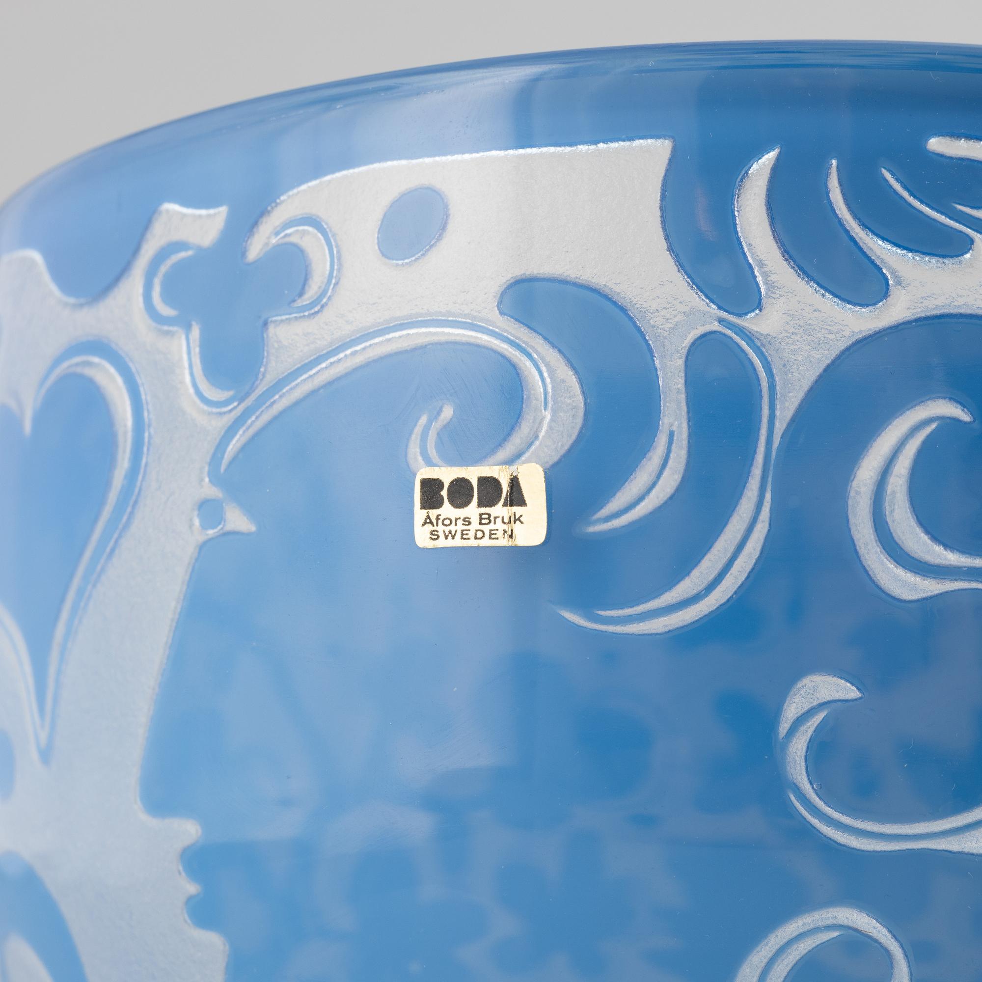 Bertil Vallien, a bowl, Boda Åfors.