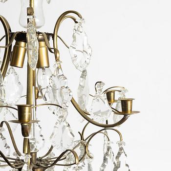 Chandelier, Rococo style, 20th century.