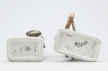 FIGURINER, 2 st, Dahl Jensen, Köpenhamn, Danmark.