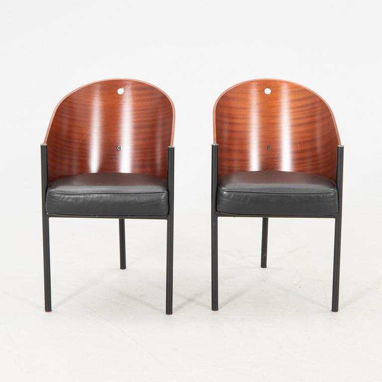 Philippe Starck, armchairs 8 pcs, "Costes", Aleph, Driade, Italy.