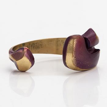 Björn Weckström, A fire bronze braclet "Krupp". Lapponia.
