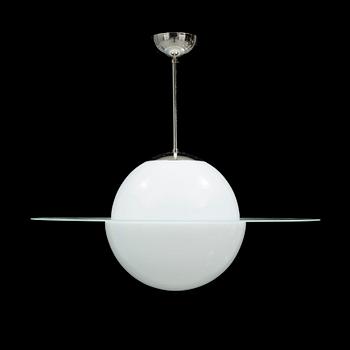 A "Saturnus model" Ceiling light, second half of the 20th century. Height ca 56 cm.
