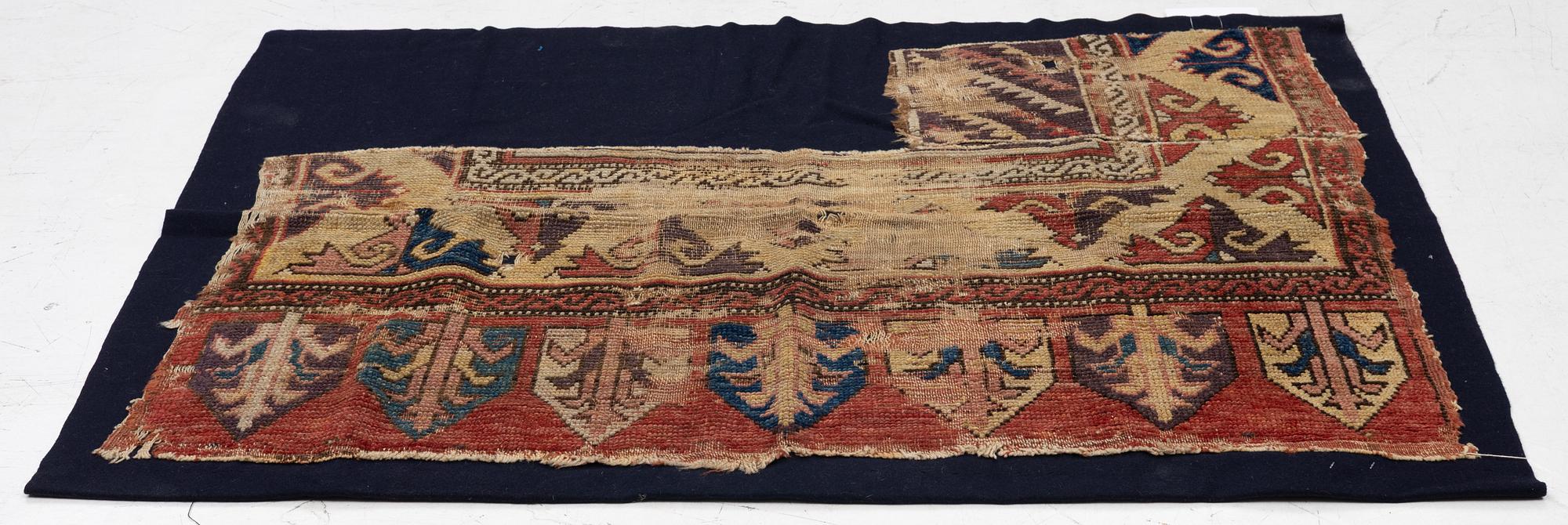 A mid 19th century Cappadocia fragment, c.120 x 93 cm.