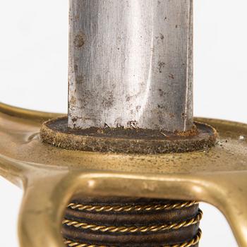 A French cavalry sabre model 1822.