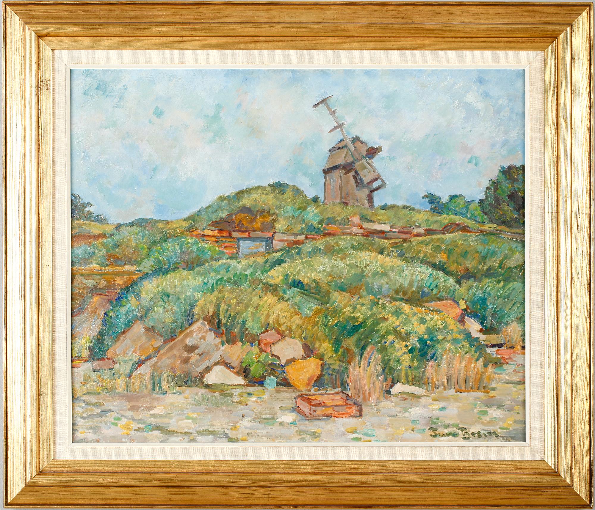 TURE BOSIN, olja på pannå, signerad.