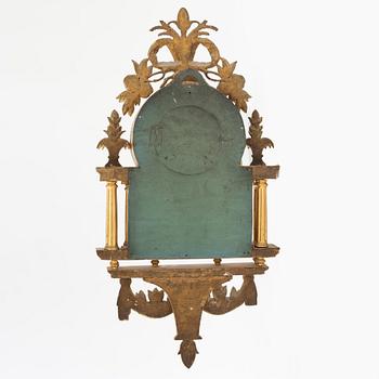 Wall clock, late Gustavian, late 18th century.