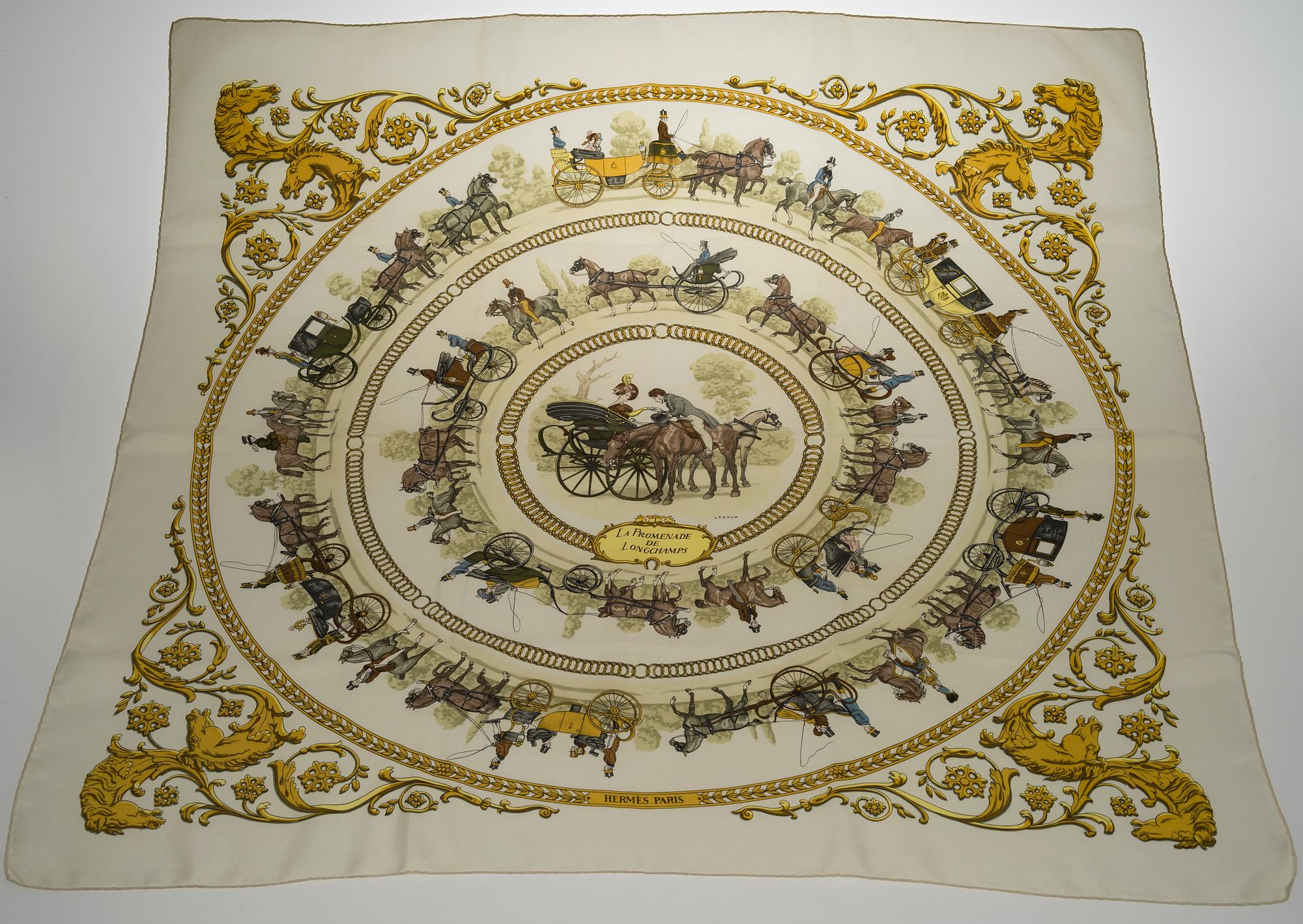 A SCARF, "La promenade de Longchamps", Hermès.