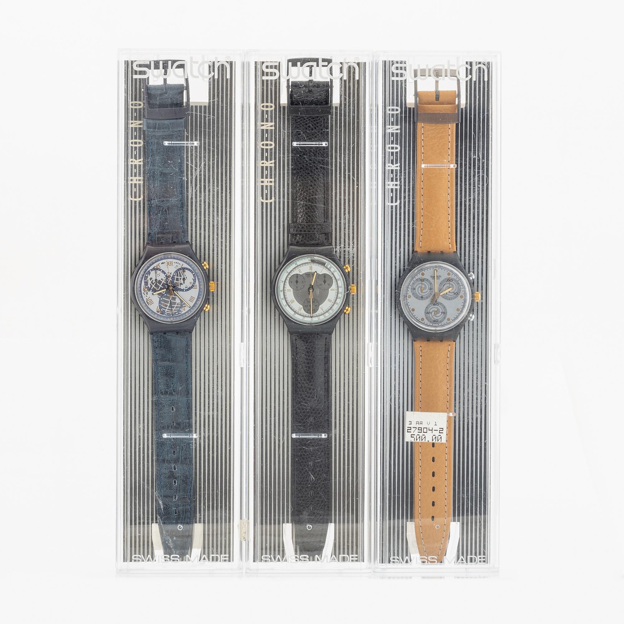 Swatch, collection, 35 pcs.