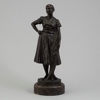 A SCULPTURE, after Max Valentin, signed M. Valentin,