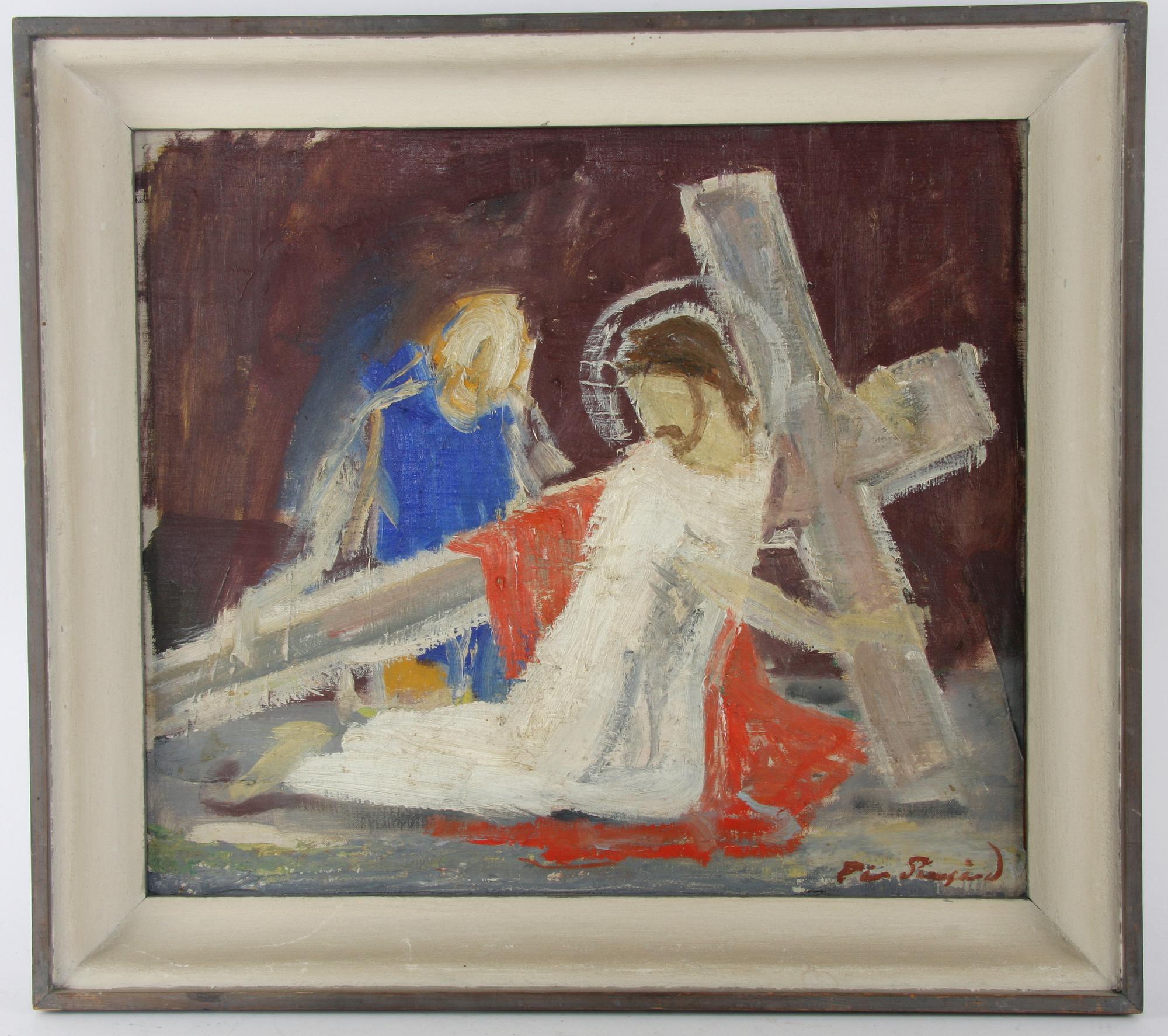 SIEGÅRD, PÄR, olja på duk, sign.