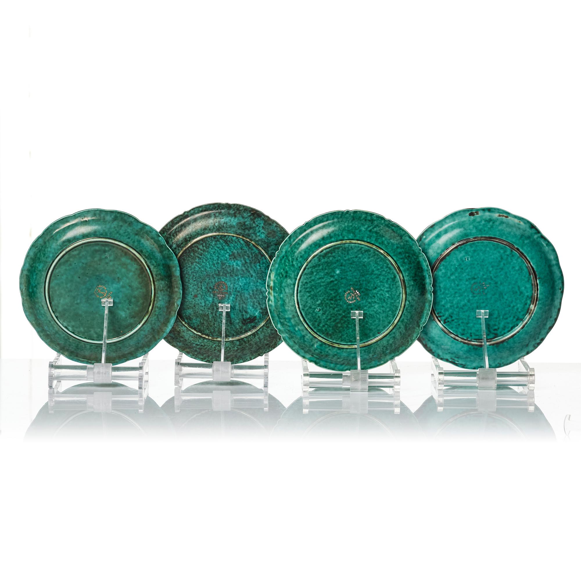 Wilhelm Kåge, a collection of ceramic, mostly "Argenta", 49 pieces, Gustavsberg, Sweden, 1930's-60's.