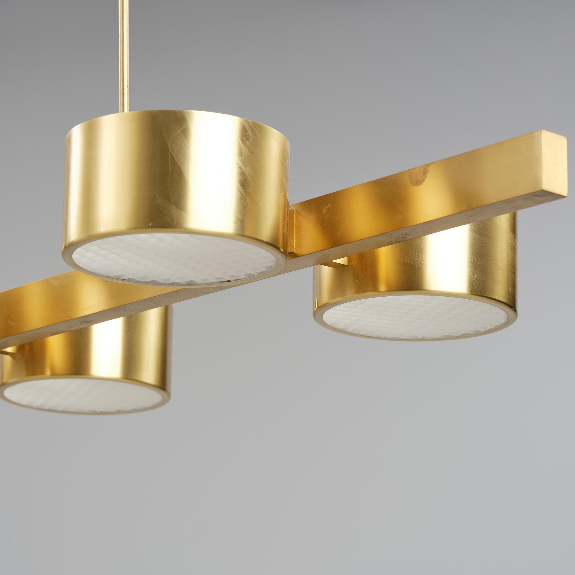 Hans-Agne Jakobsson, a monumental ceiling lamp model T 261/14, Hans-Agne Jakobsson AB, Markaryd, 1950s-60s.