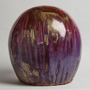 ULLA & GUSTAV KRAITZ, a stoneware "Sphere" sculpture, Fogdarp, Förslöv, Sweden.