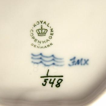 Servis 32 dlr "Musselmalet" hel och havblonde Royal Copenhagen Danmark 1950-1991 porslin.