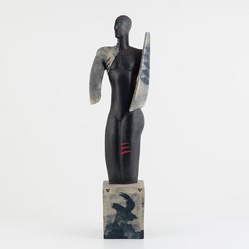 Björn Nyberg, sculpture, stoneware.