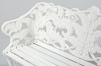 TRÄDGÅRDSSOFFA, Melins Metallgjuteri, Anderstorp, 1900-talets andra hälft.
