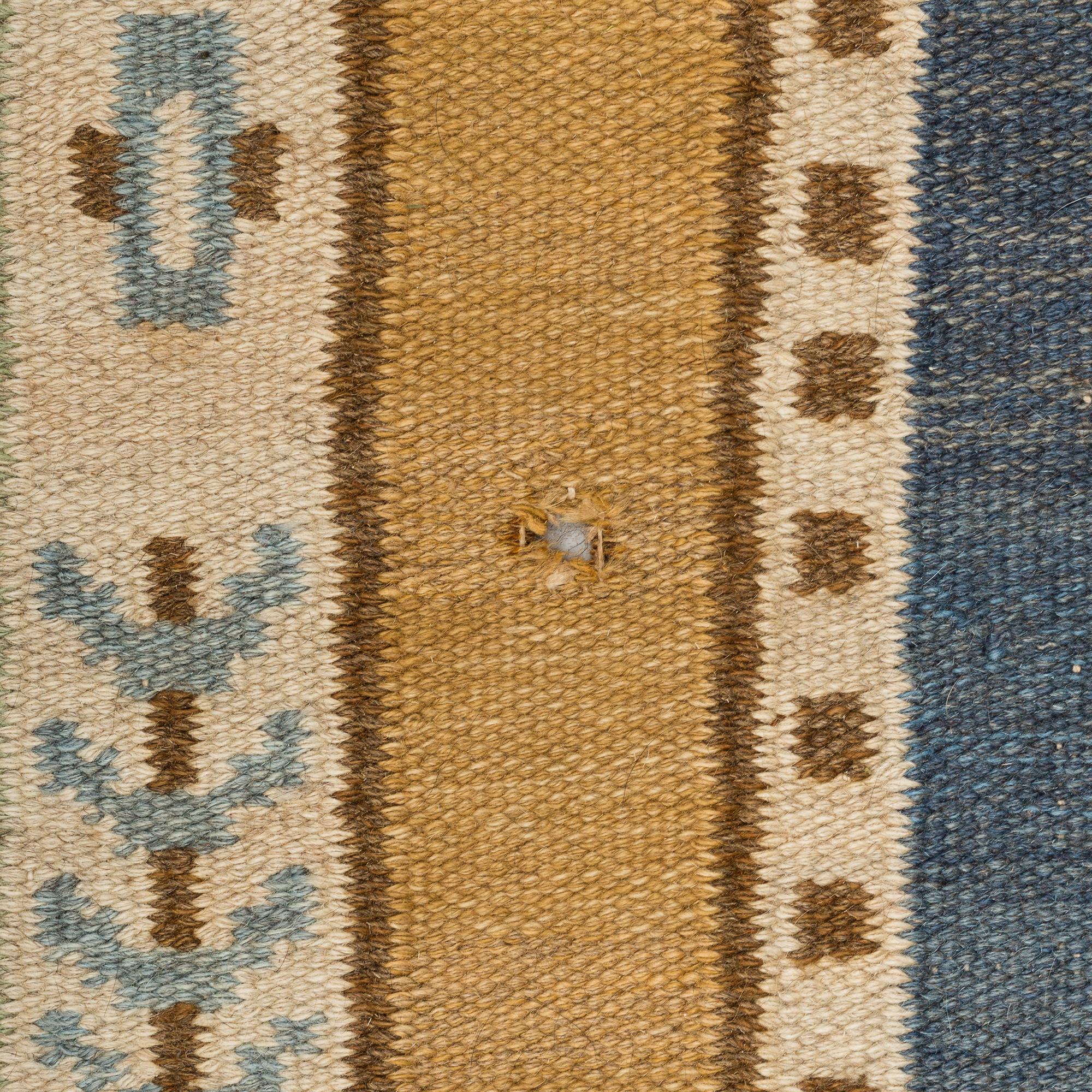 POLLY BJÖRKMAN, MATTA, rölakan, ca 564 x 344,5 cm, signerad TPB (Textilatelier Polly Björkman).