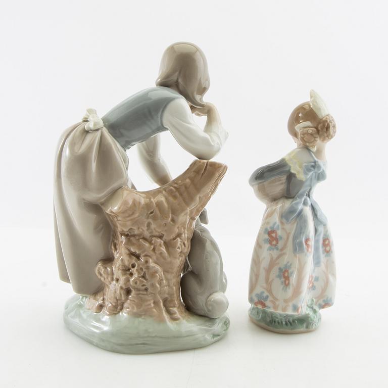 Figuriner, 2 st, Lladró Spanien 1971-1974.