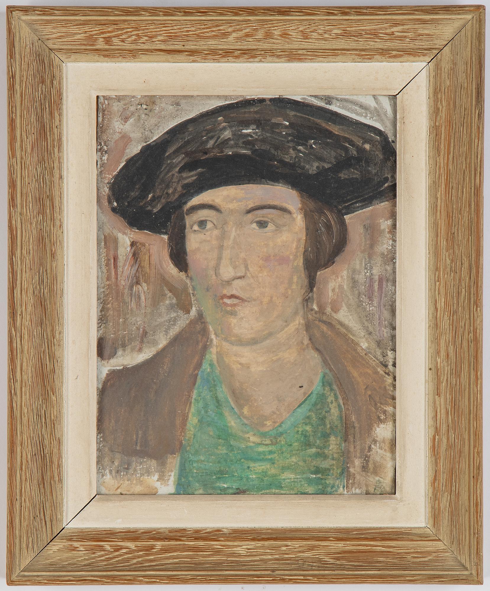 Olof Ågren, mixed media on paper, signed.