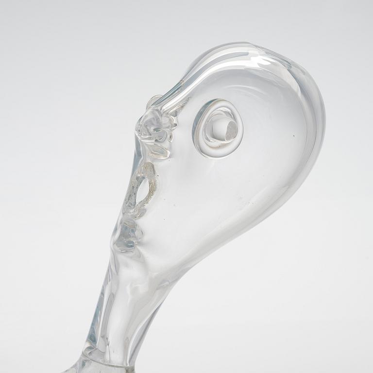 Johannes Rantasalo, a glass sculpture, signed 2008.