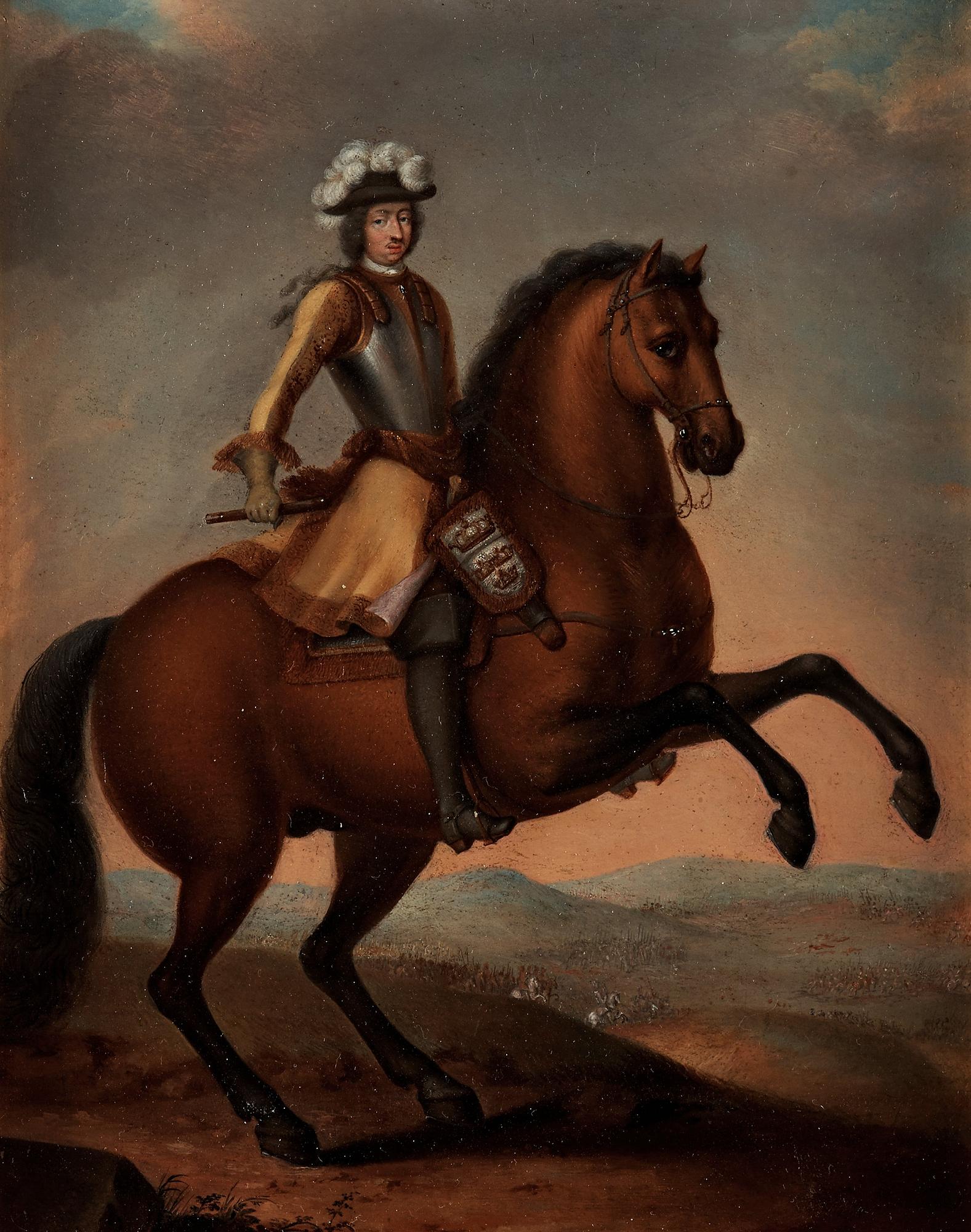 Elias Brenner, Ryttarporträtt av Karl XI (1655-1697).