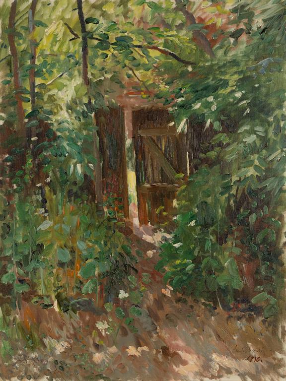 Gustaf Carlström, Koja i grönska.