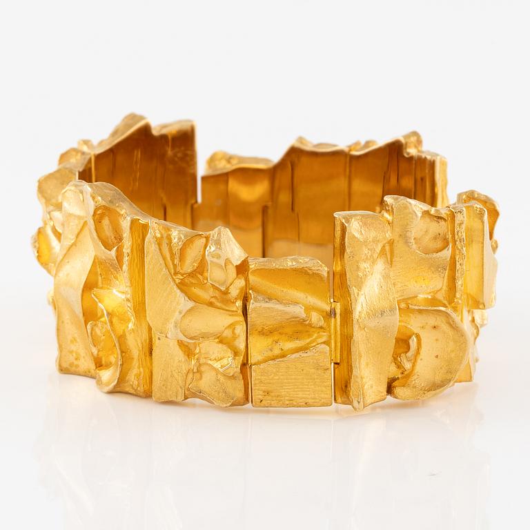 A Björn Weckström bracelet 18K gold "Tenochtitlan", for Lapponia.