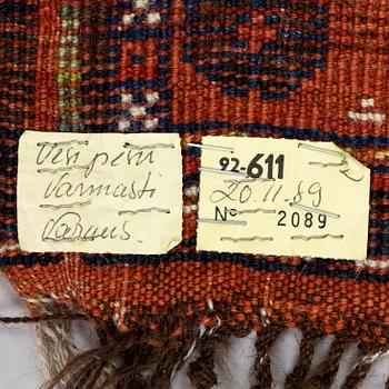 Matta, antik Qashqai, Södra Persien,, ca 201 x 130 cm.