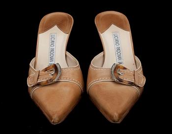 SKOR, 2 par, slip ins, Luciano Padovan.