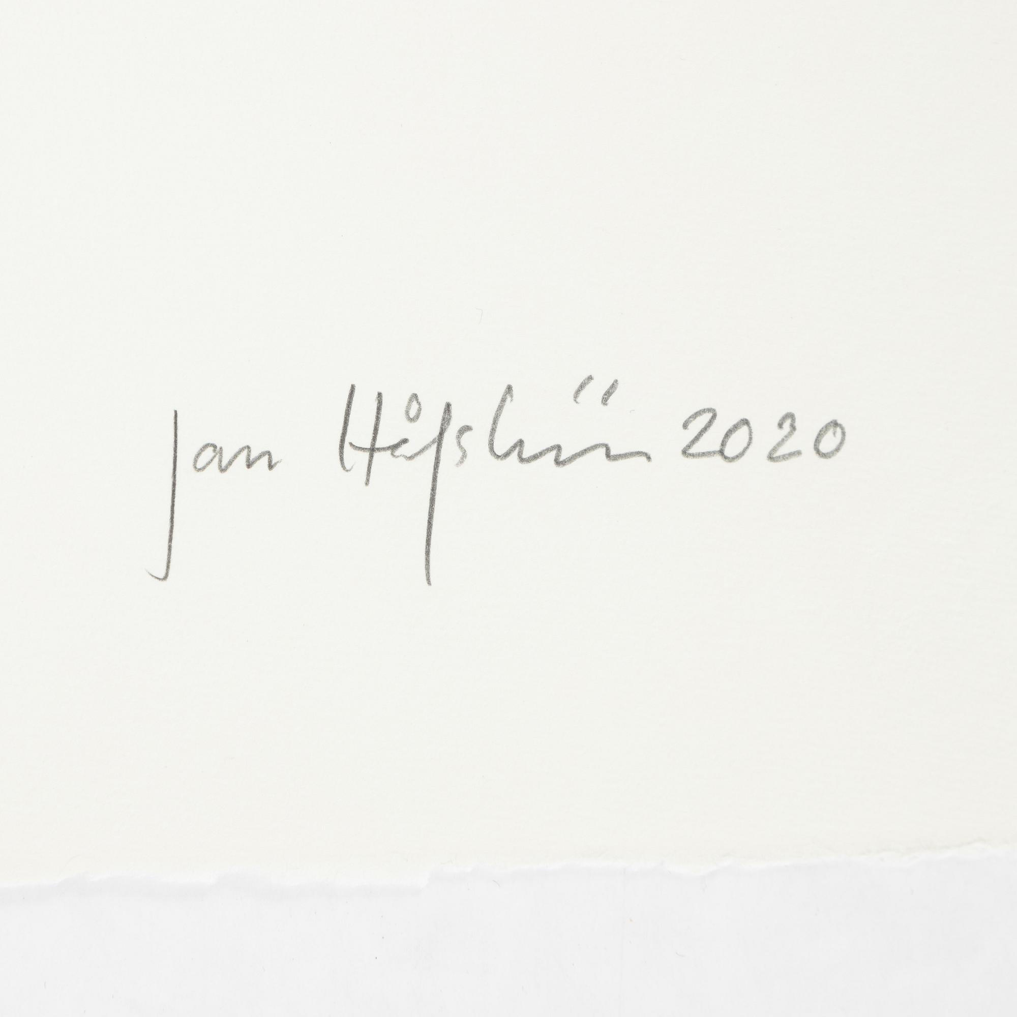 Jan Håfström, etching in colours, 2020, signed 45/50.