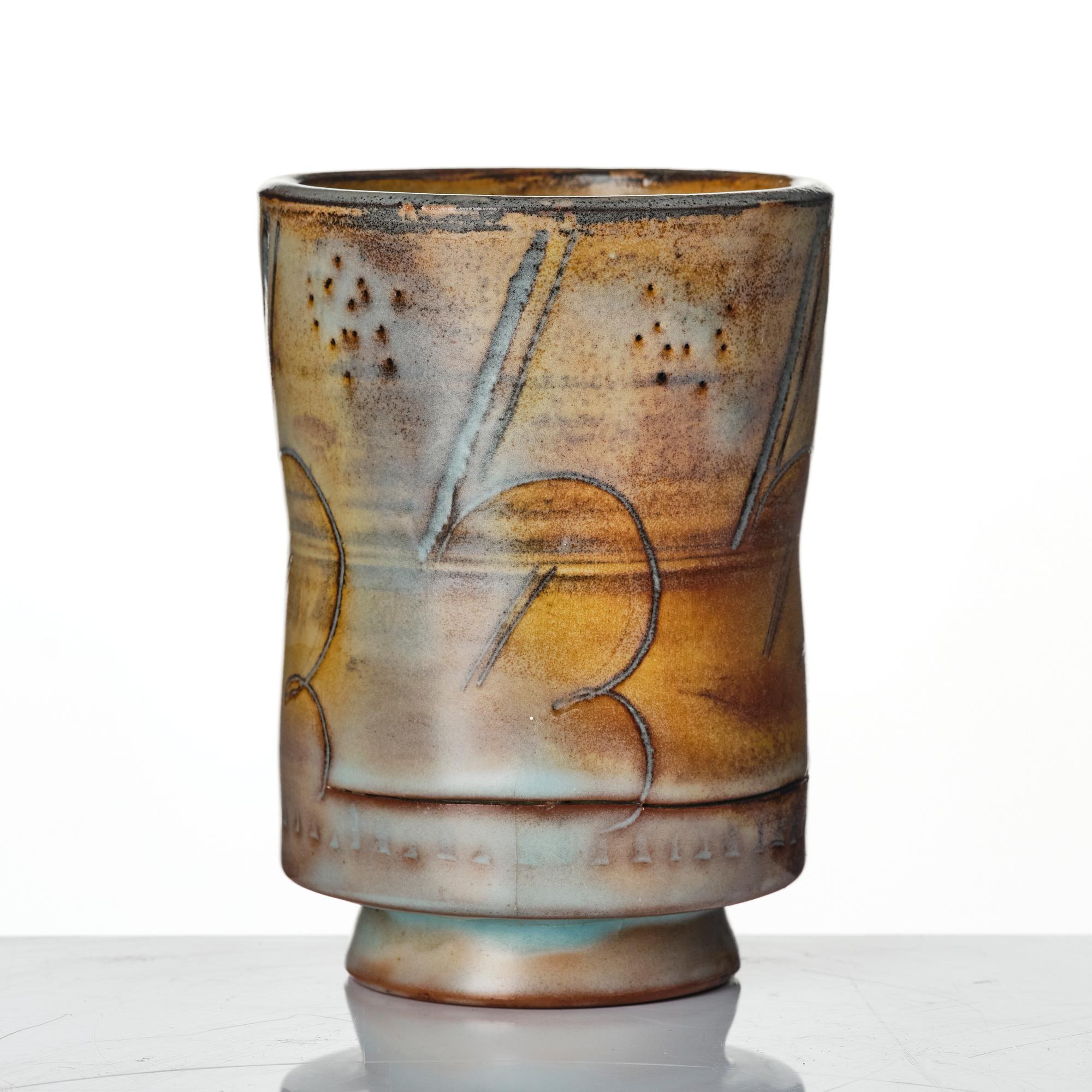 Wilhelm Kåge, a stoneware vase, Gustavsberg 1929.
