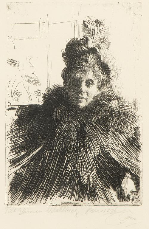 Anders Zorn, "Gerda Hagborg III".