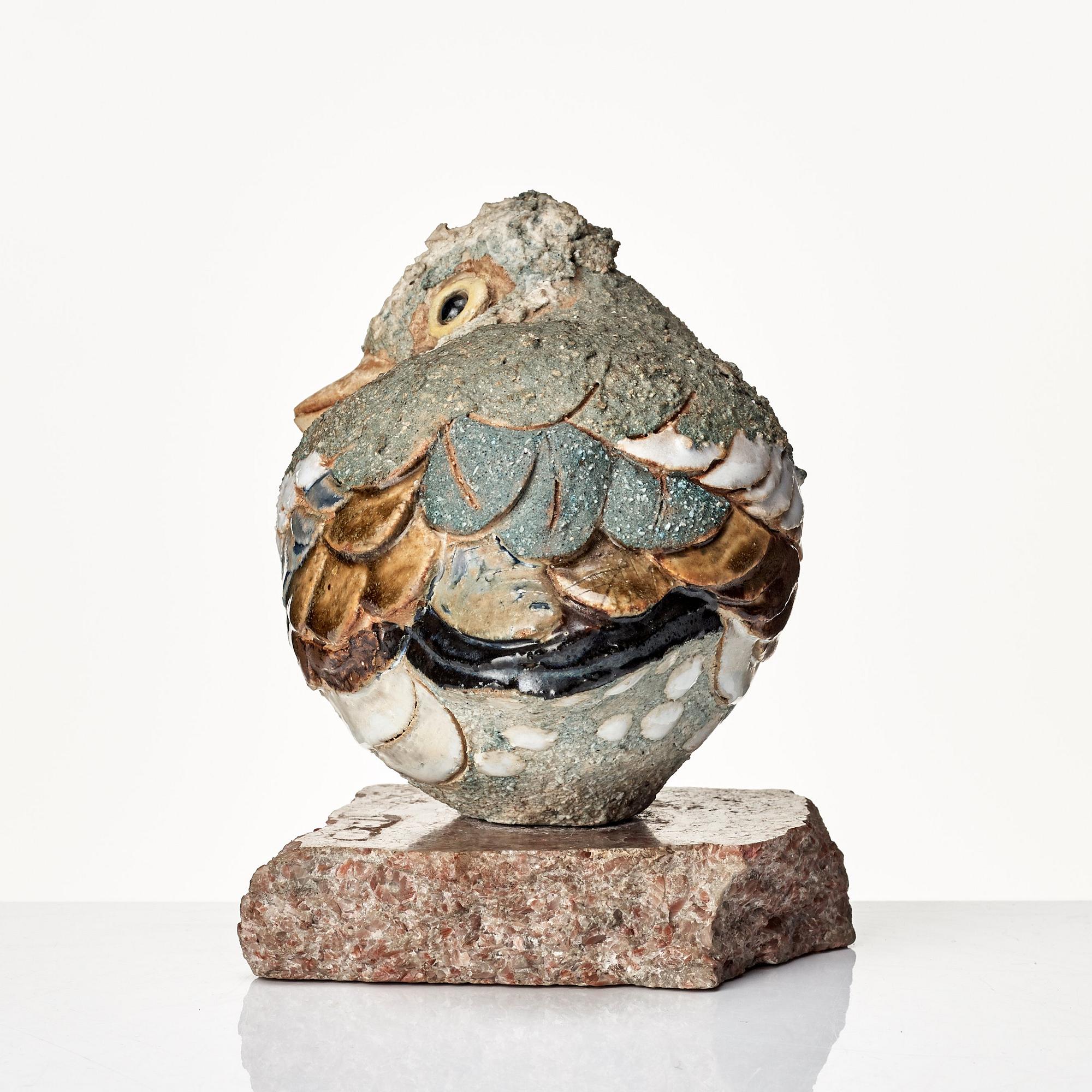 Tyra Lundgren, skulptur, fågel, 1960-tal.