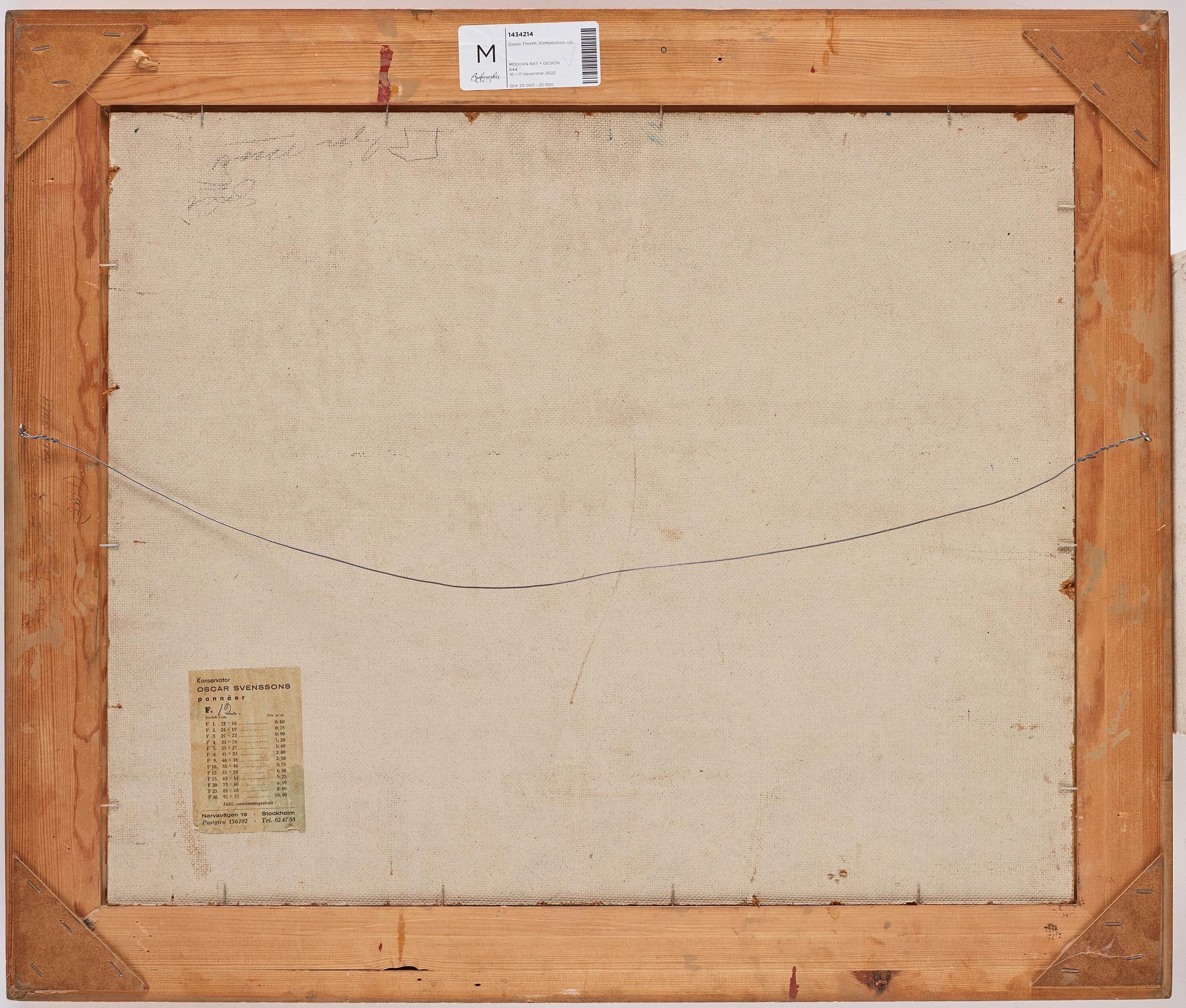 Esaias Thorén, Untitled.