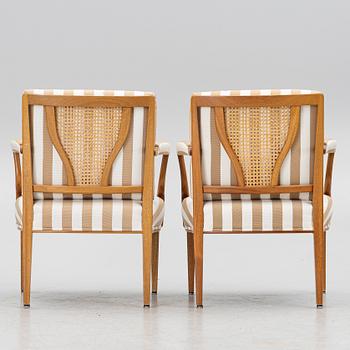 Josef Frank, fåtöljer, ett par, modell 969, Firma Svenskt Tenn.