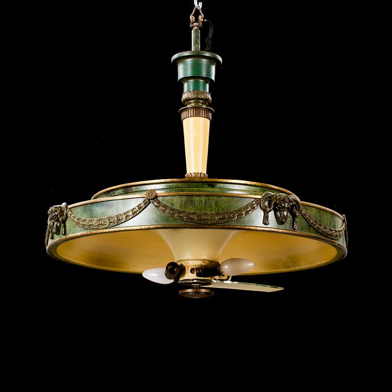 TAKLAMPA, Art deco. 1900-talets första hälft.