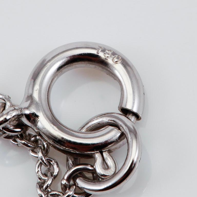 COLLIER, briljantslipade diamanter totalt ca 0.28 ct.
